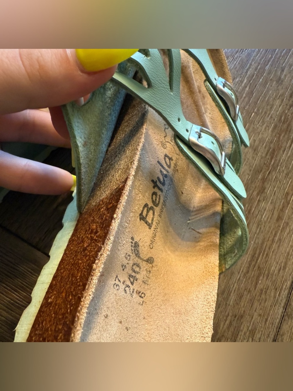 Mint Betula sandals - Picture 2 of 4